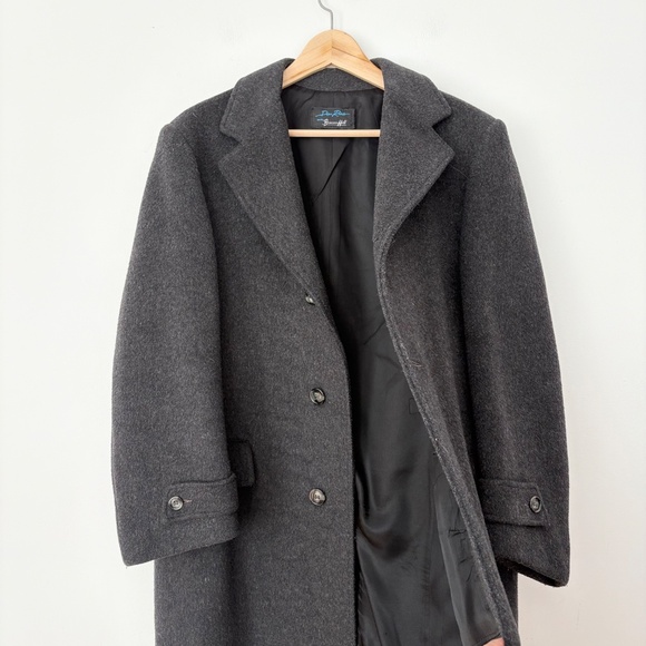 Vintage wool single breasted pea coat - Picture 4 of 7